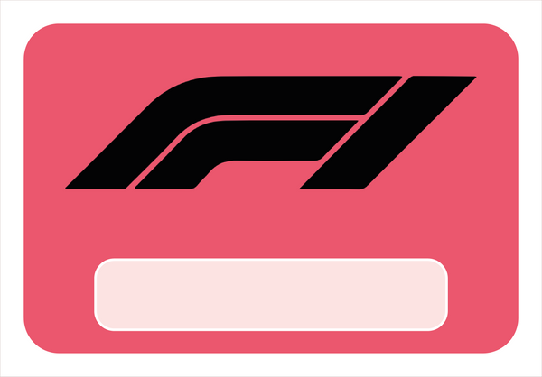 Naambordje F1 – Rood