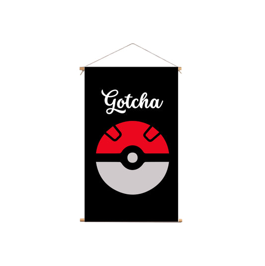 Textielposter Pokemon Zwarte Achtergrond