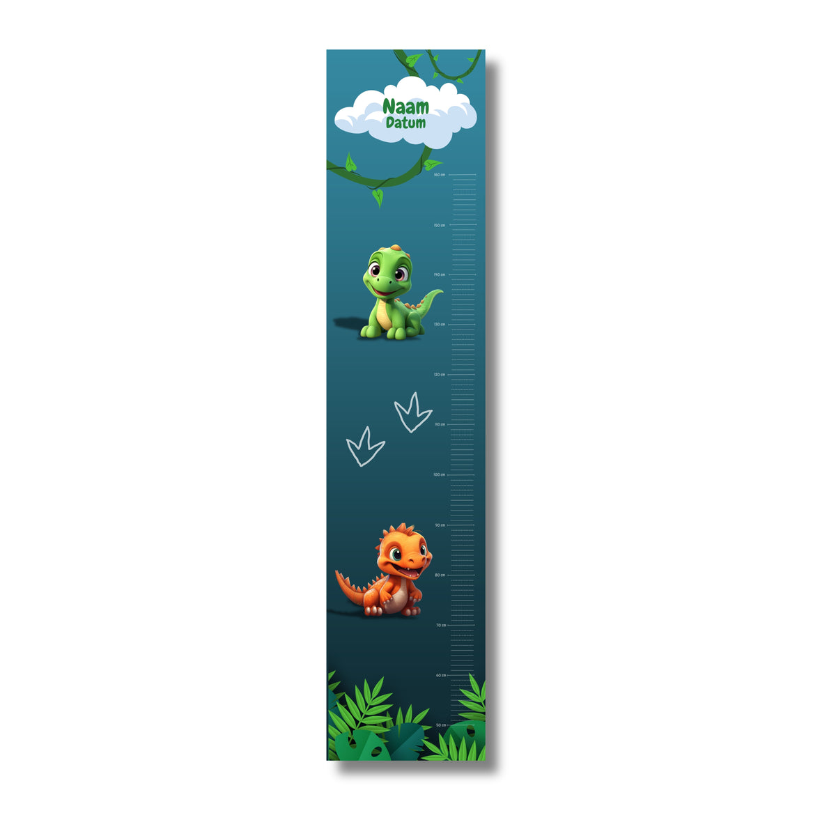 Groeimeter Dino Blauw