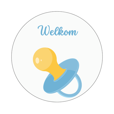 Muurcirkel Speen Illustratie Witte Achtergrond