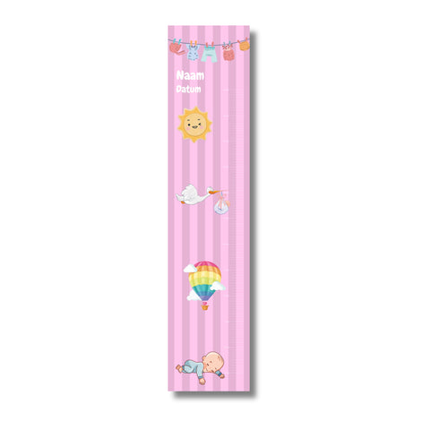 Groeimeter Pasgeboren Roze