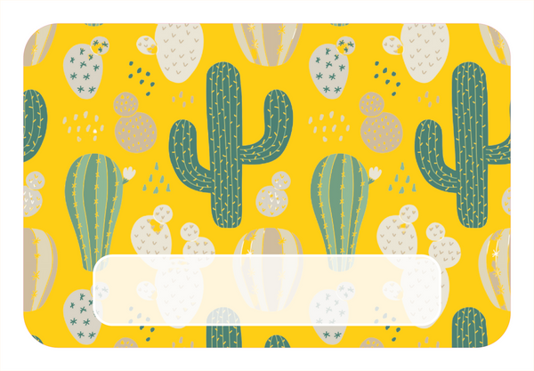 Naambordje Cactussen – Geel