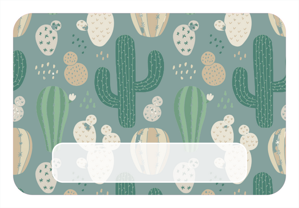 Naambordje Cactussen – Groen