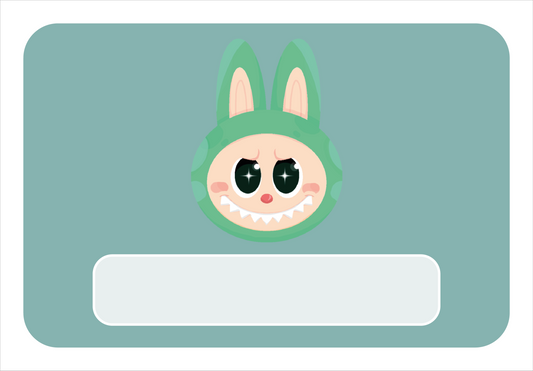 Knuffelmonster Groen – Groene Achtergrond