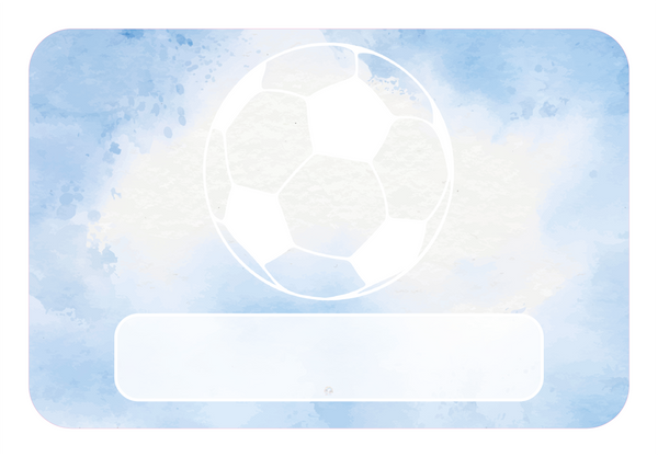 Naambordje Voetbal – Blauwe Wolken