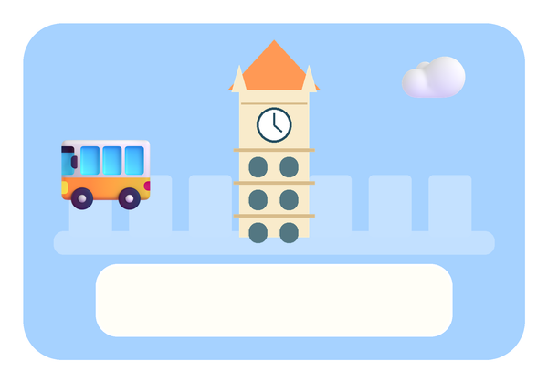 Naambordje Londen & Big Ben